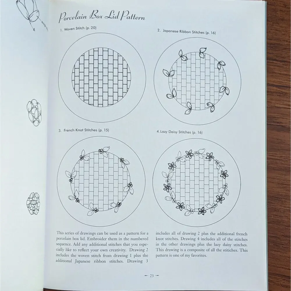 Esther's Silk Ribbon Embroidery Pattern Book
